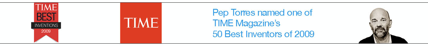 Pep Torres named one of TIME Magazine's 50 Best Inventors of 2009